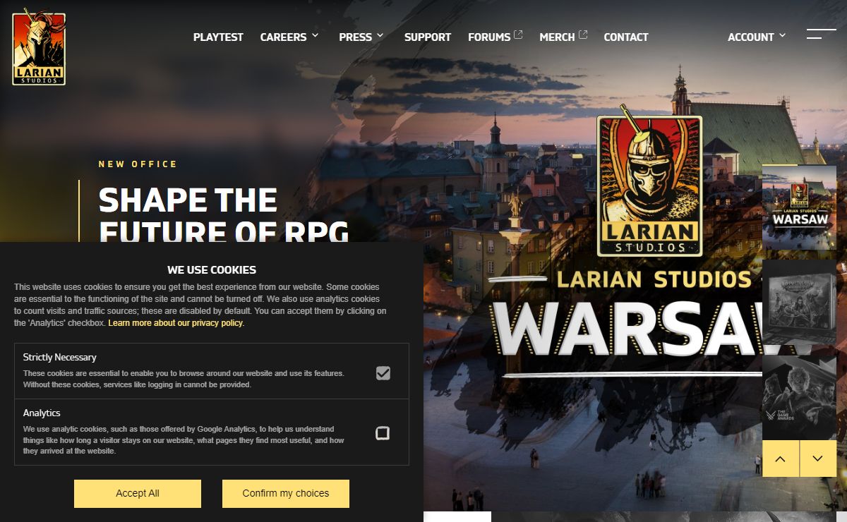 Homepage - Larian Studios