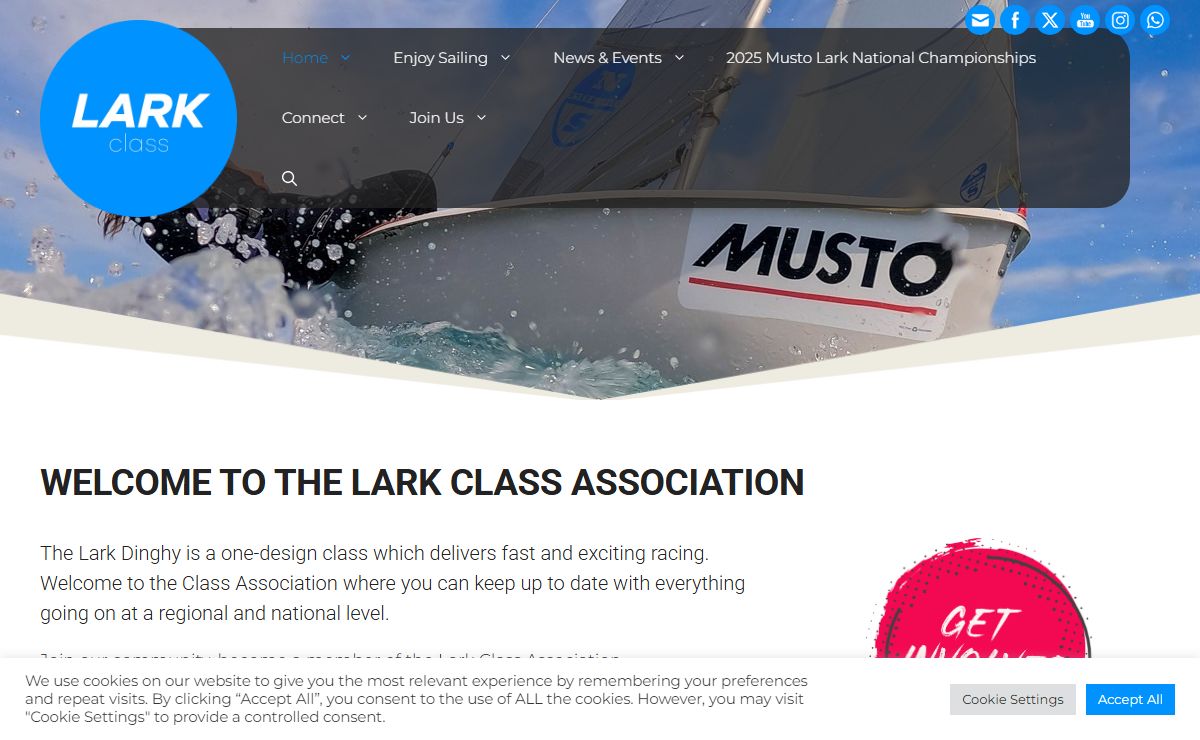 Welcome to the Lark Class Association | The Lark Class