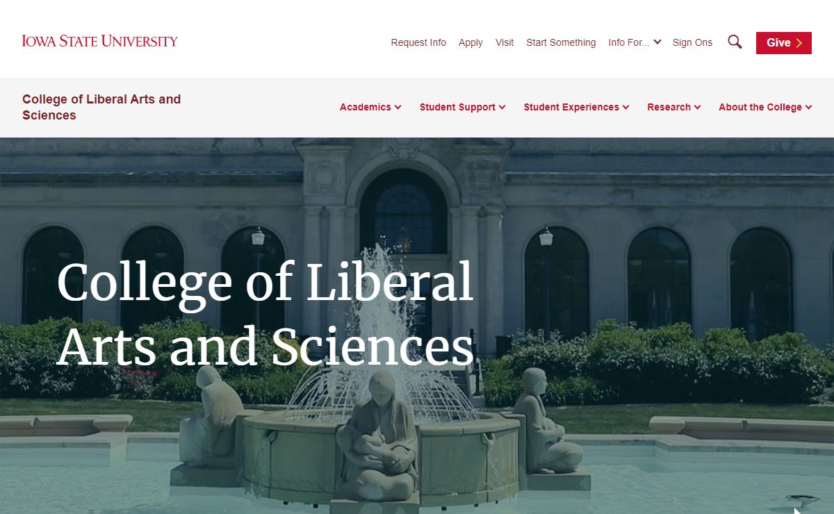 College of Liberal Arts and Sciences - Iowa State University