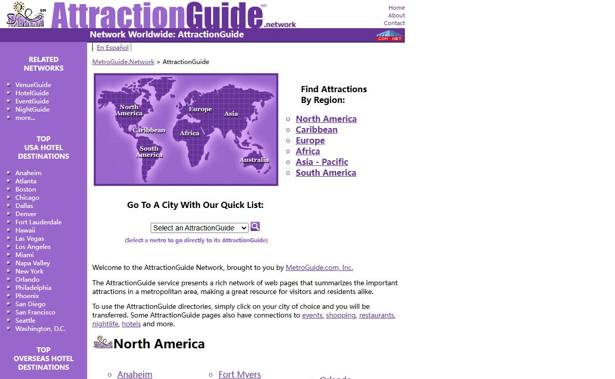 AttractionGuide Network - Find Attractions and Things to See Online