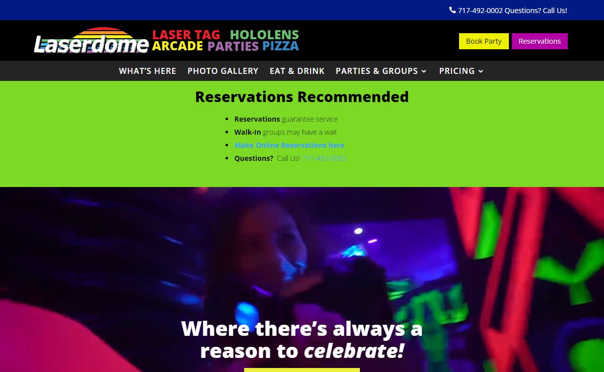 High-Tech Fun & Parties in Lancaster County, PA - Laserdome