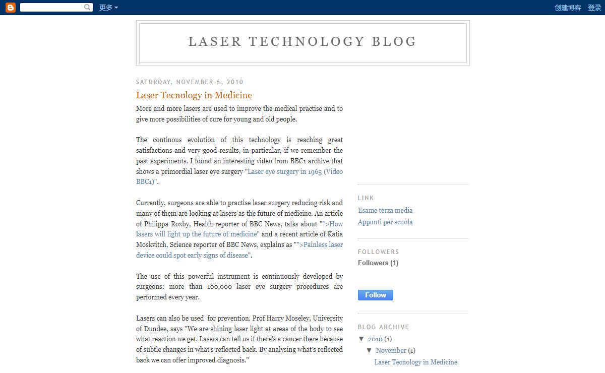 Laser technology blog