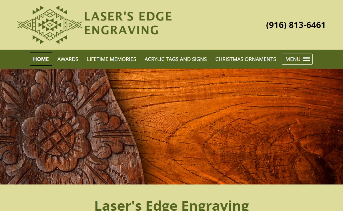 Laser engraving Sacramento, CA etching, marking, vector cutting
