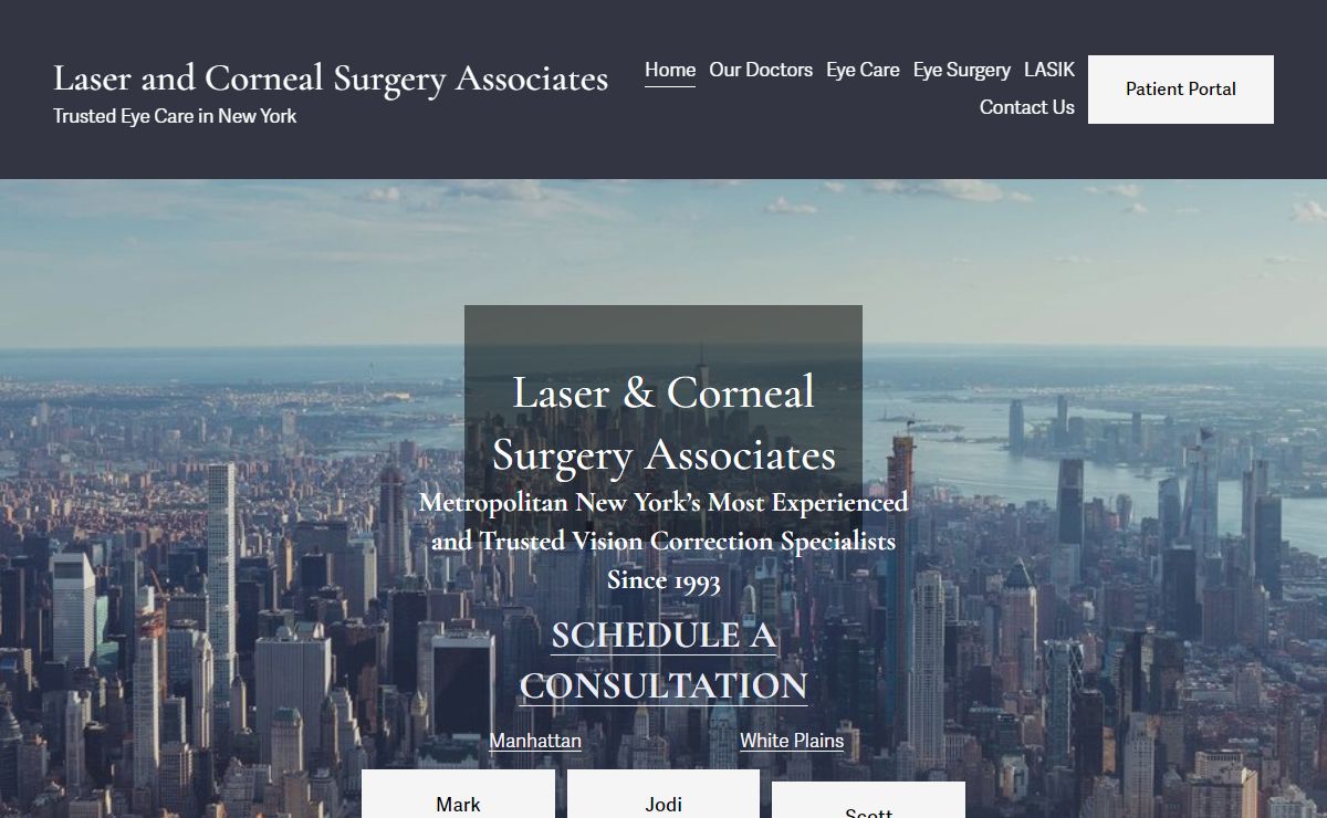 Cataract, Laser & Corneal Surgery | LASIK Manhattan NY