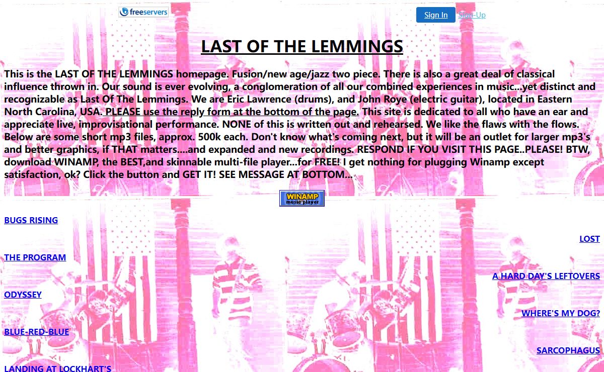 LAST OF THE LEMMINGS