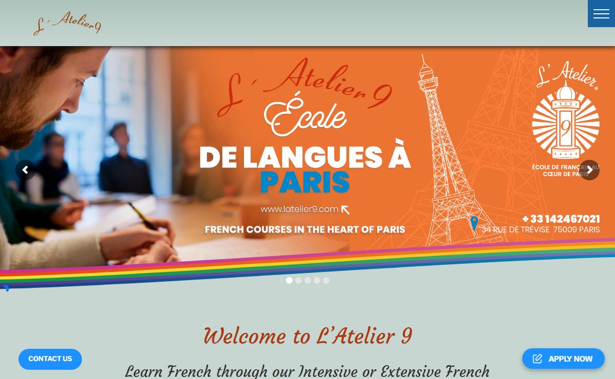 Latelier9 – Learn French in the heart of Paris