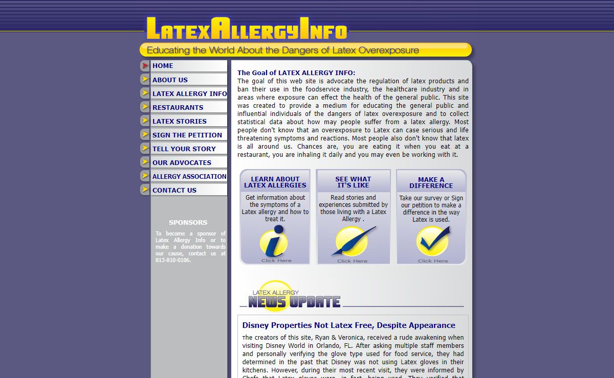 Latex Allergy Information