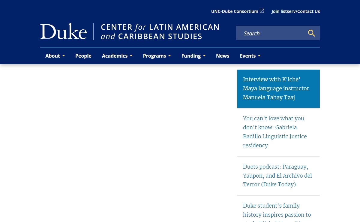 Homepage | Center for Latin American & Caribbean Studies