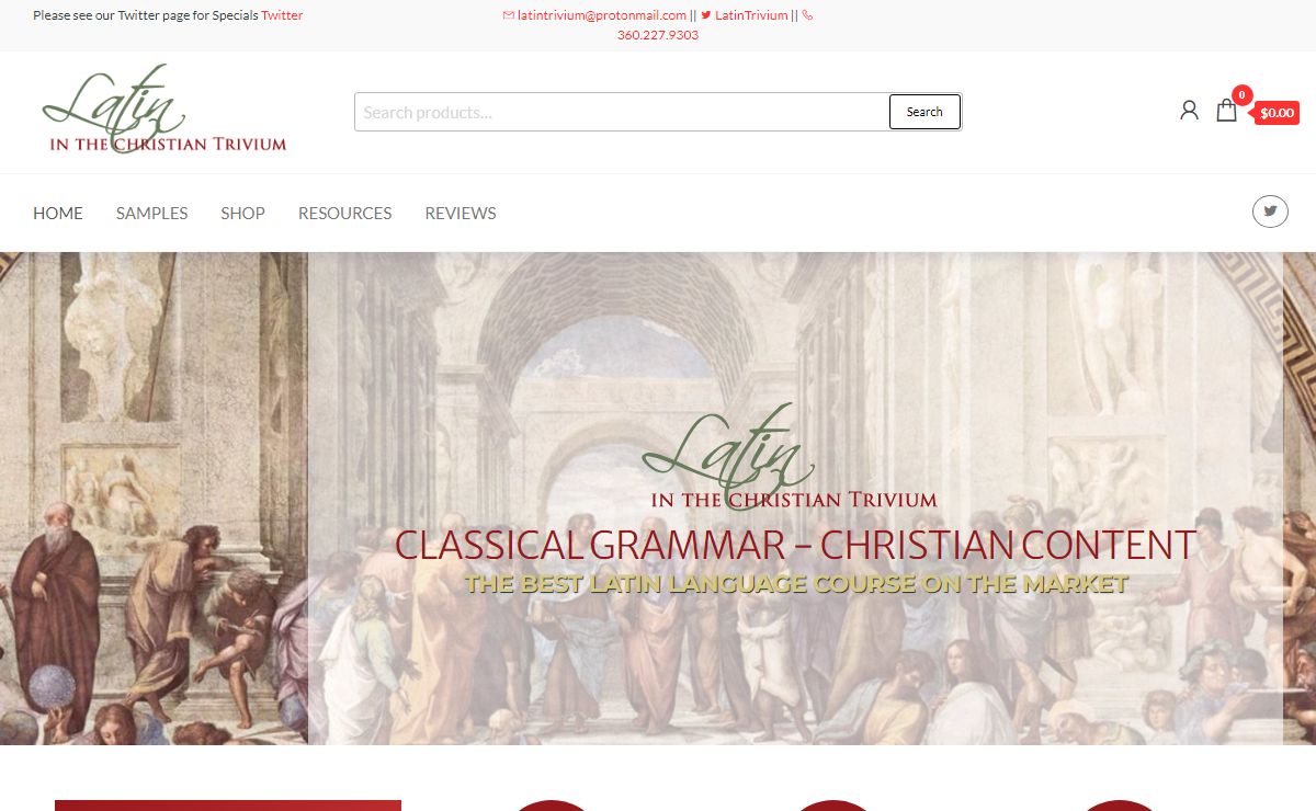 Latin in the Christian Trivium – The Most Comprehensive Biblically-Based Latin Text