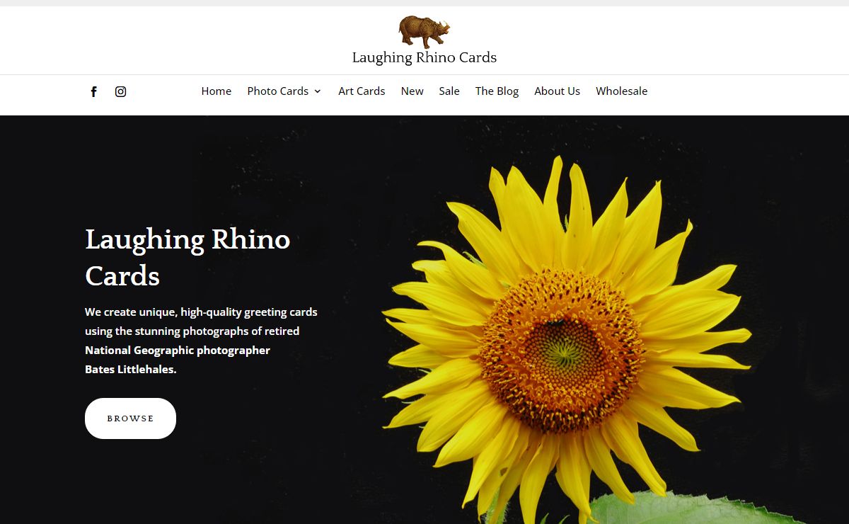 Laughing Rhino Cards – Unique Photo and Art Cards