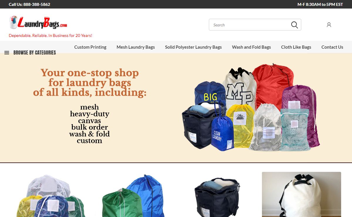 Commercial Laundry Bags | Industrial Laundry Bags