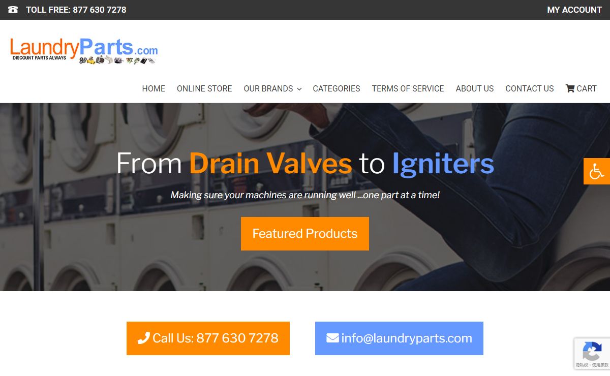 Commercial Laundry/Washing Machine Parts-Washer Parts & Dryer Parts