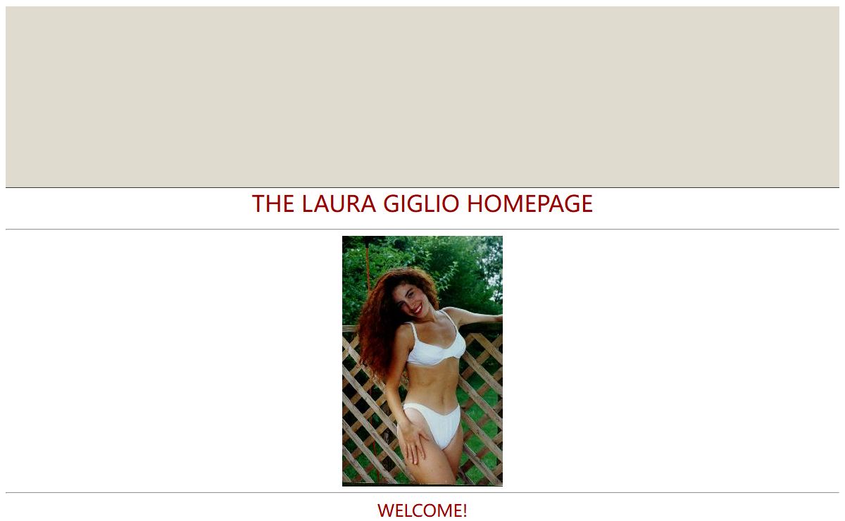 THE LAURA GIGLIO HOMEPAGE
