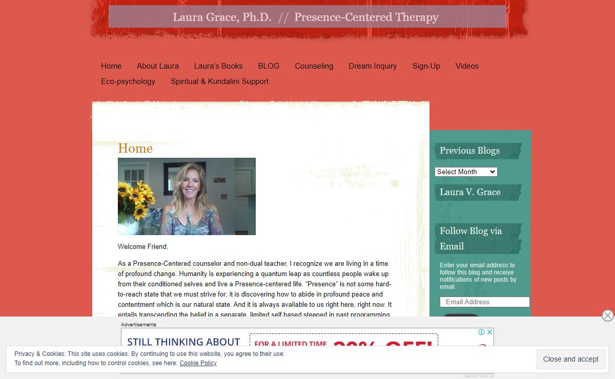 Laura Grace, Ph.D. | Presence-Centered Therapy