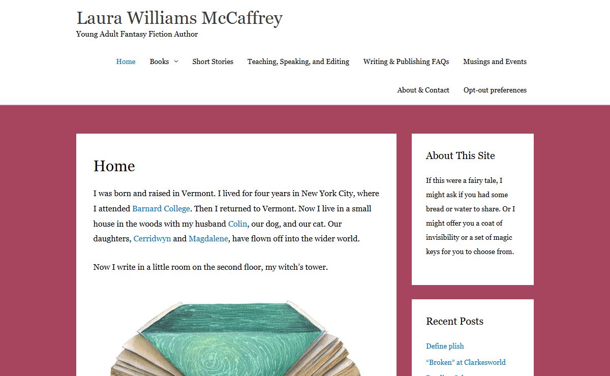 Laura Williams McCaffrey – Young Adult Fantasy Fiction Author