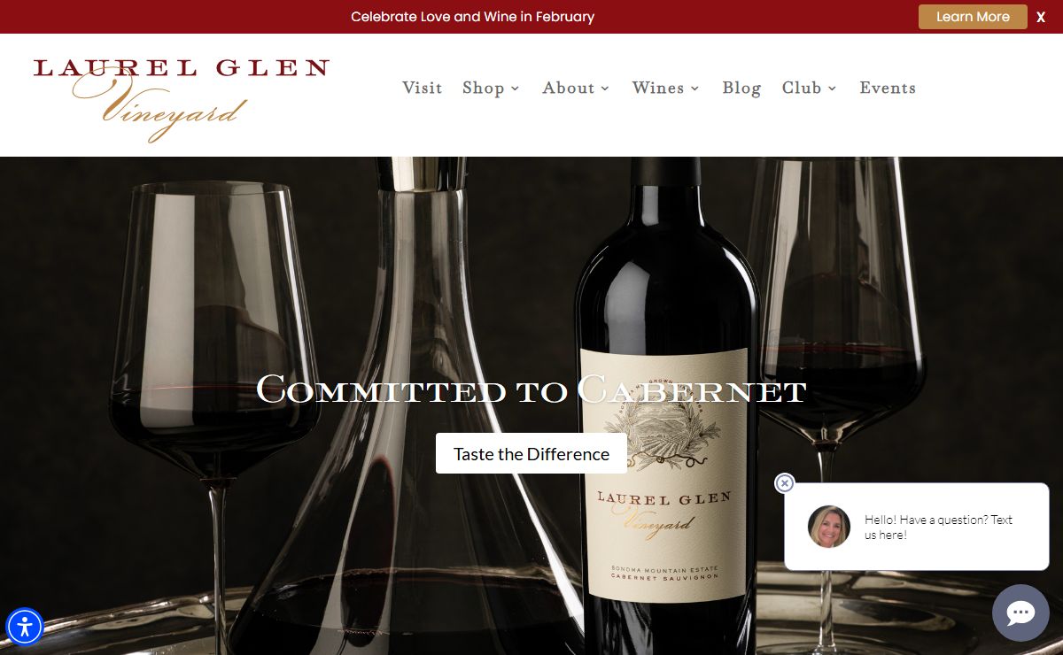 Laurel Glen Vineyard - Glen Ellen Winery, Sonoma Mountain
