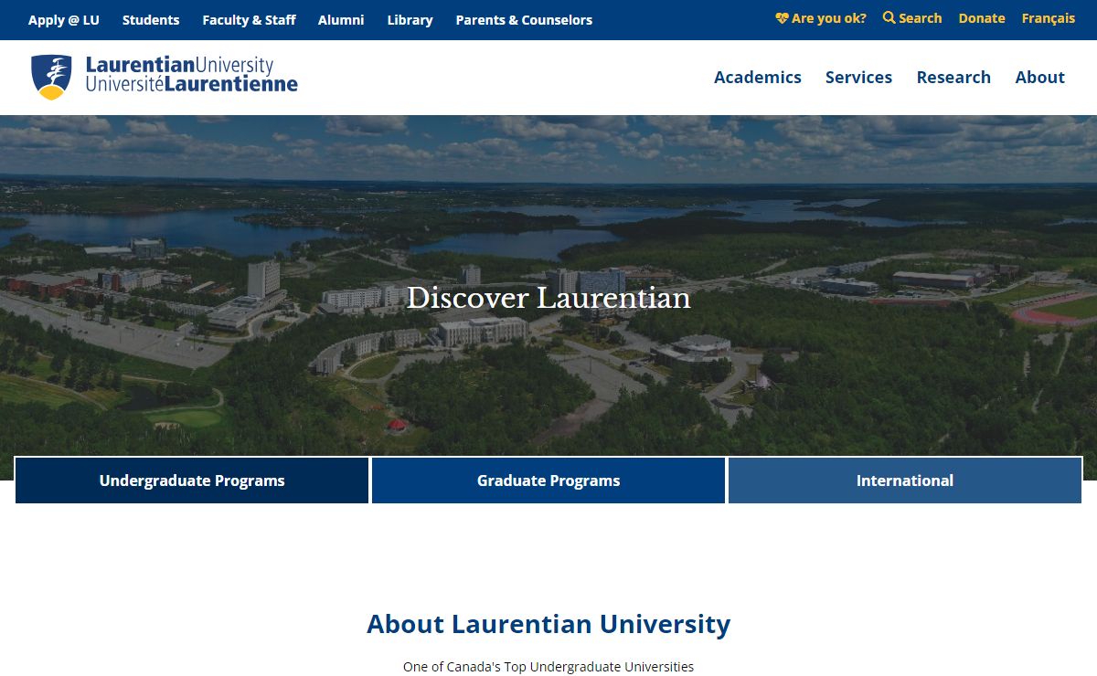 Laurentian University | Discover Laurentian