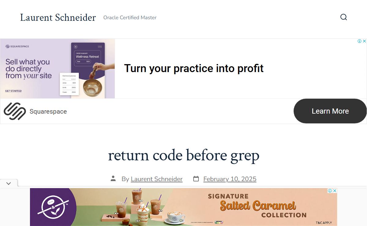 Laurent Schneider – Oracle Certified Master