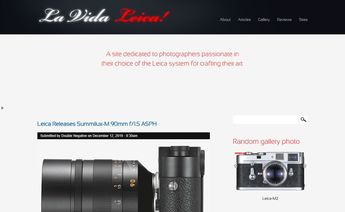 La Vida Leica! | The Leica Life!