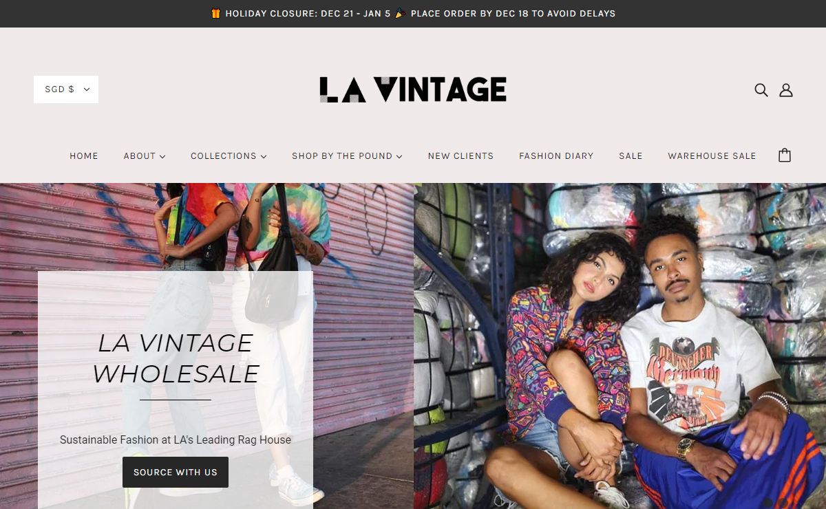 American Used Wholesale Vintage Clothing Supplier - LA Vintage