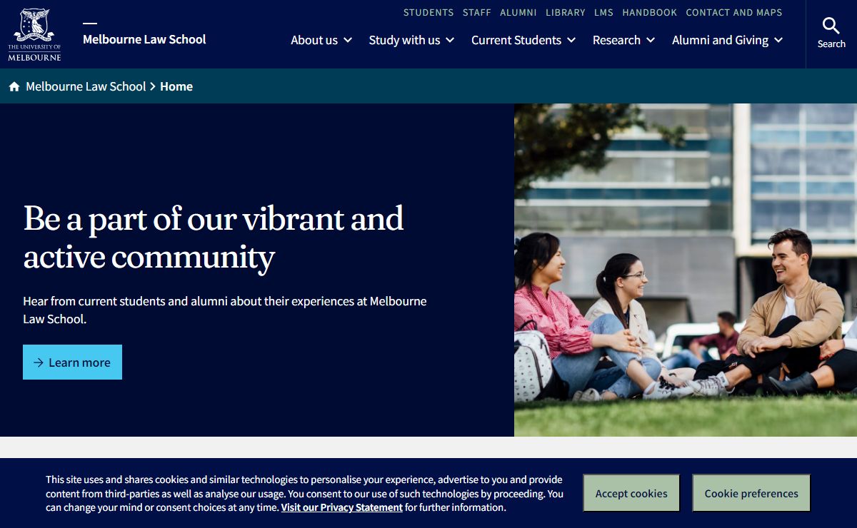 Melbourne Law School | The University of Melbourne