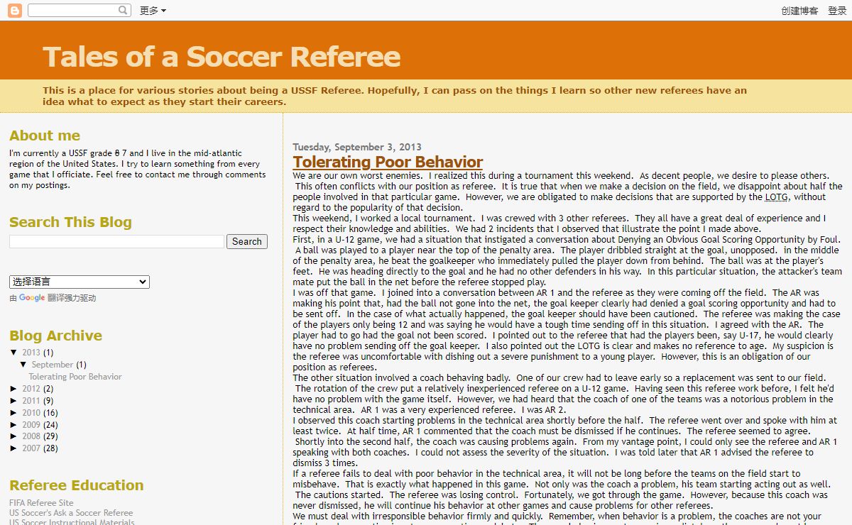Tales of a Soccer Referee