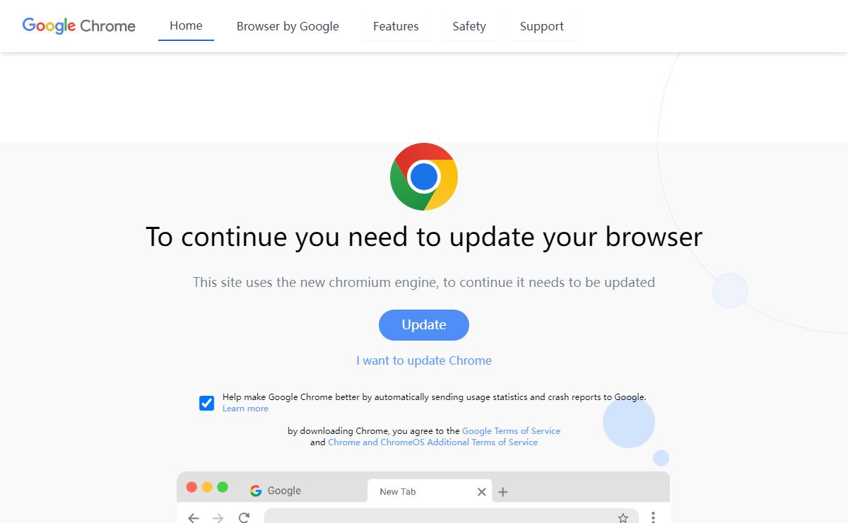 Update Alert