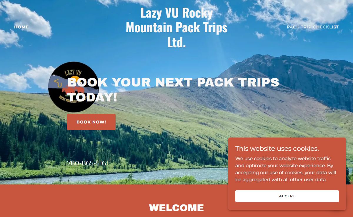 Lazy VU Rocky Mountain Pack Trips Ltd. - Horseback Trips, Pack Trips