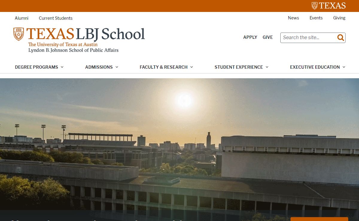 LBJ School | The University of Texas at Austin | LBJ School of Public Affairs