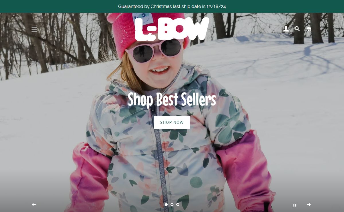 L-Bow kids mittens gloves outdoor apparel