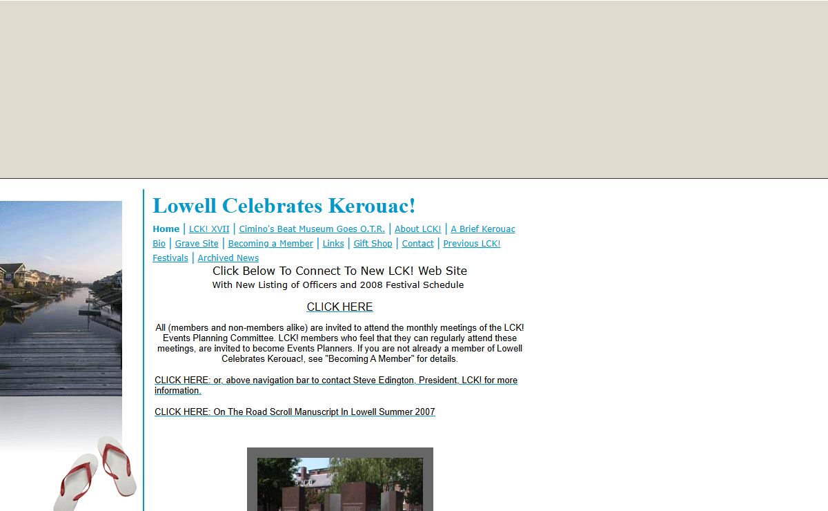 Official web site of Lowell Celebrates Kerouac!