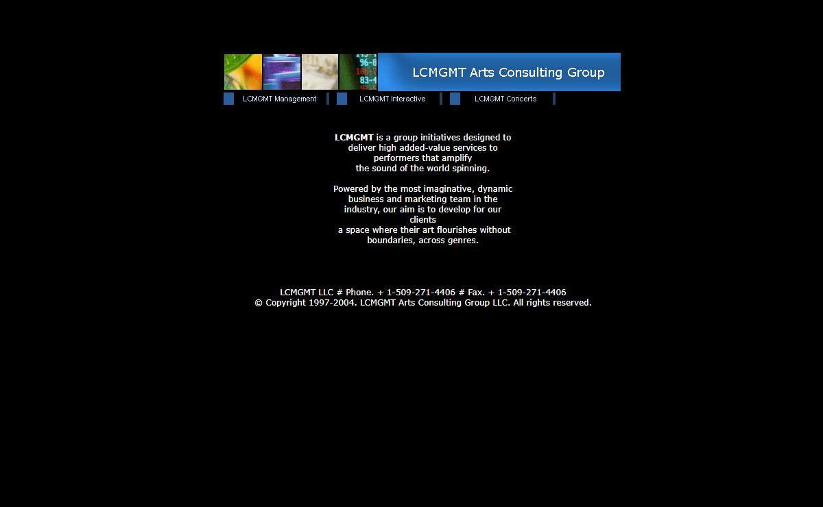 LCMGMT Arts Consulting Group