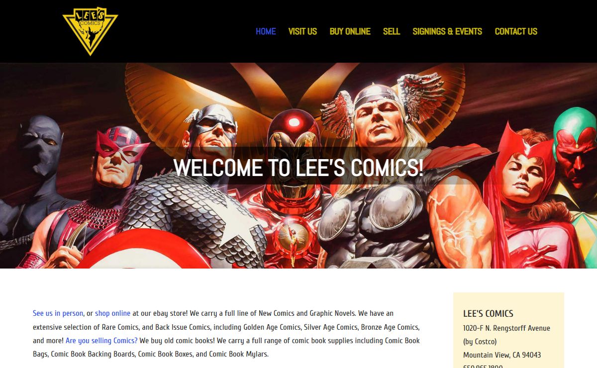 Lee's Comics | Comics, graphic novels, manga and anime from the 1930s to the present