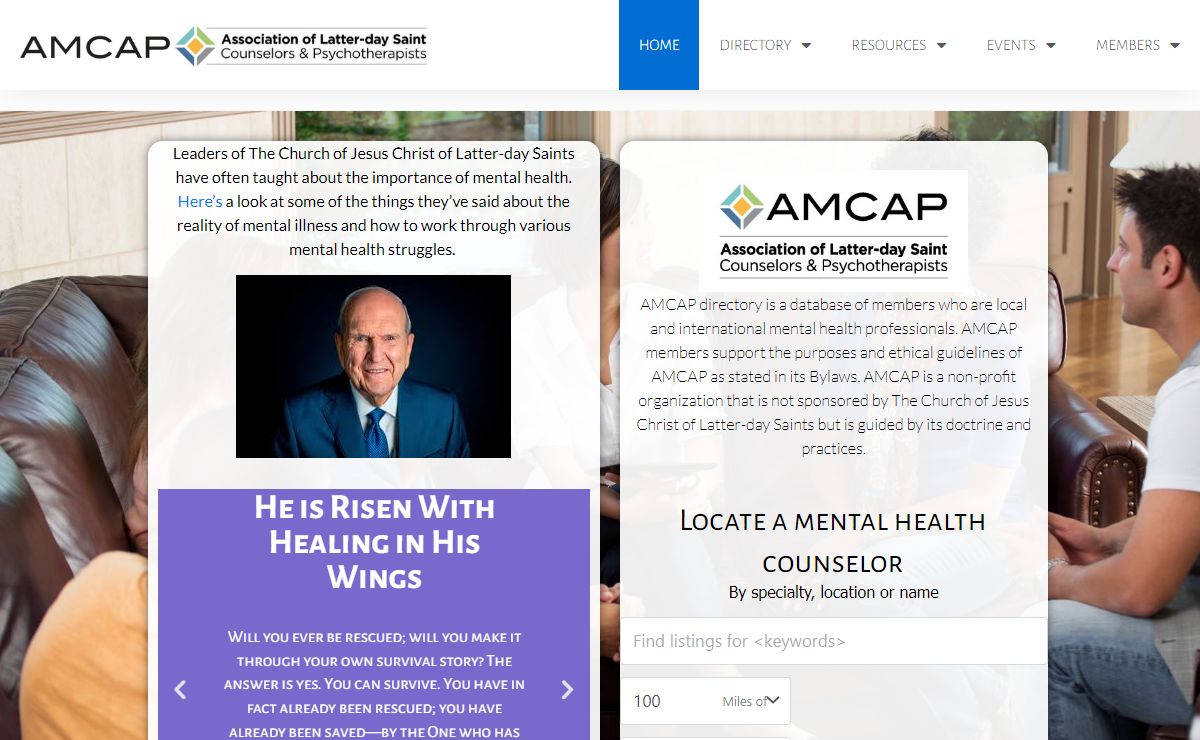AMCAP – The Association of Mormon Counselors and Psychotherapists