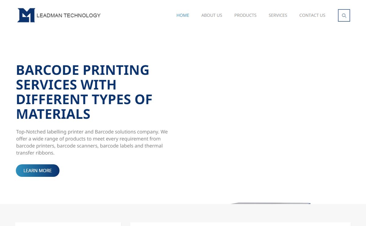 Leadman Technology | Printing of Label