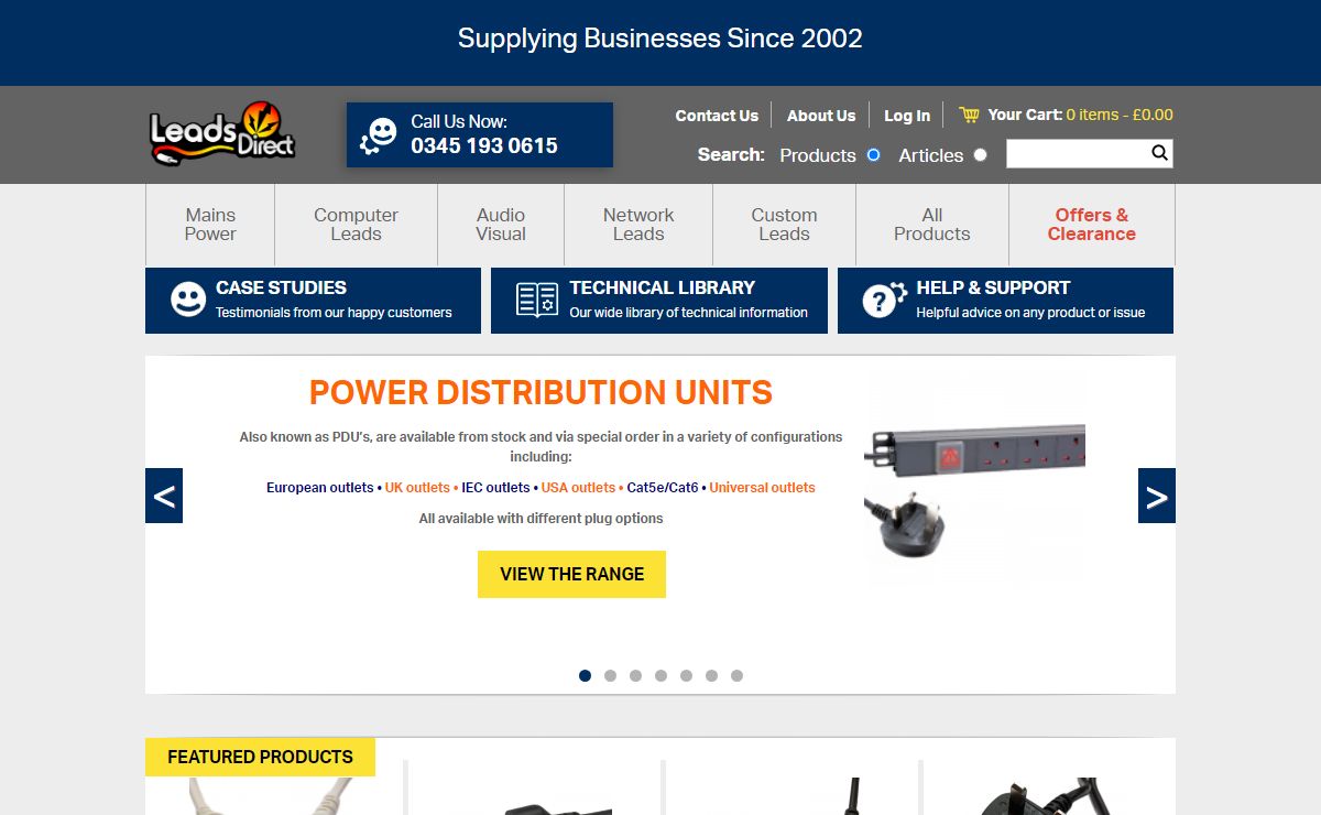 Leads Direct | The Leads and Cables Specialist