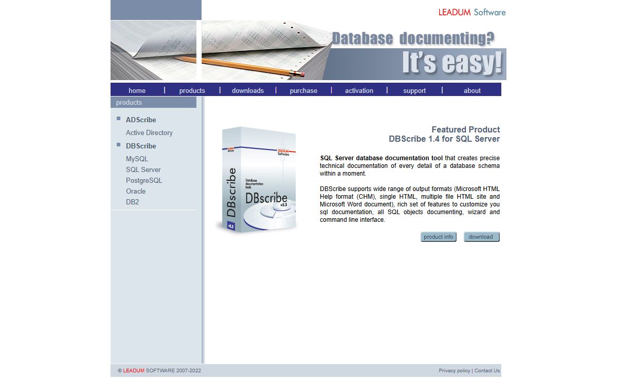 Database Documentation Tool by Leadum Software