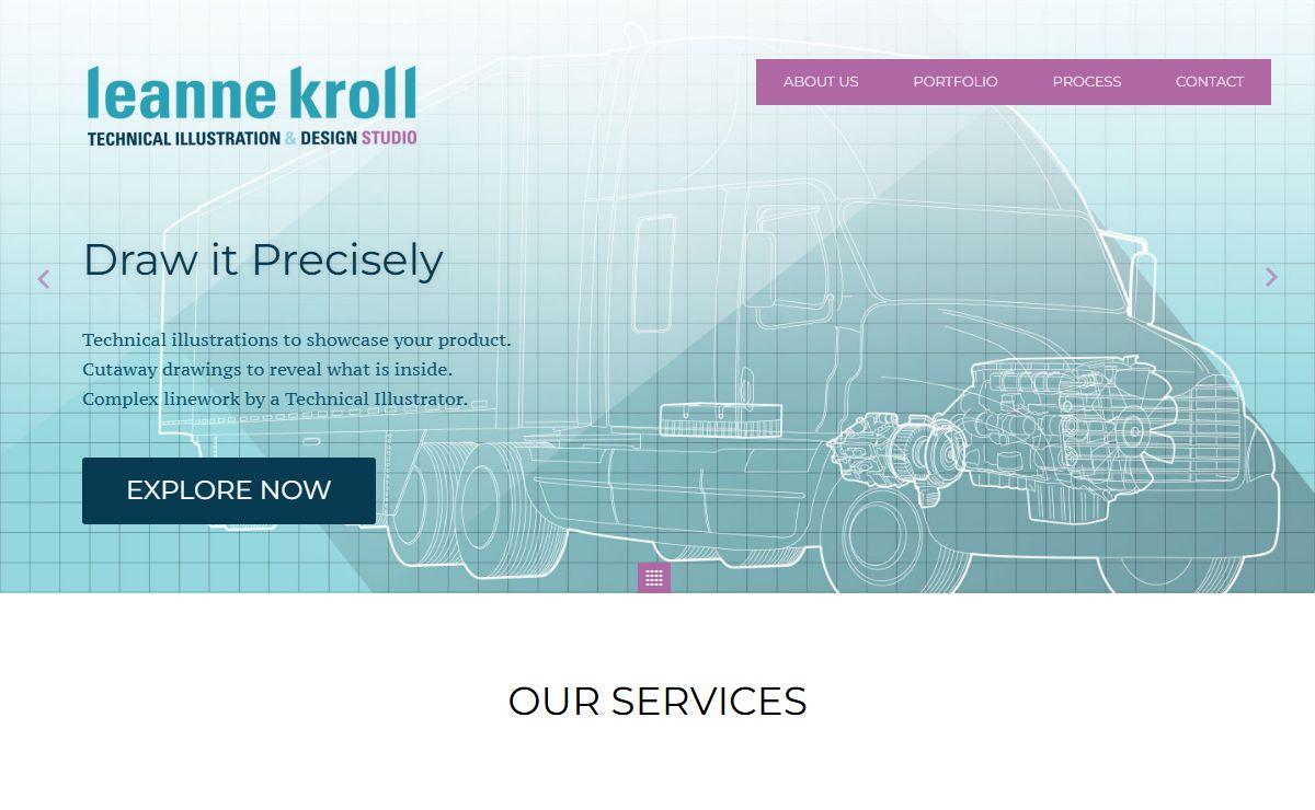 Leanne Kroll | Technical Illustration & Graphic Design Studio