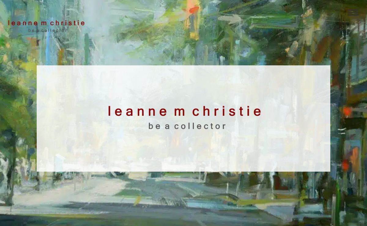 Curated Collection Urban Oil Paintings • Leanne M Christie 