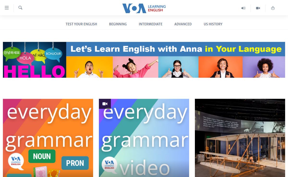 Voice of America - Learn American English with VOA Learning English