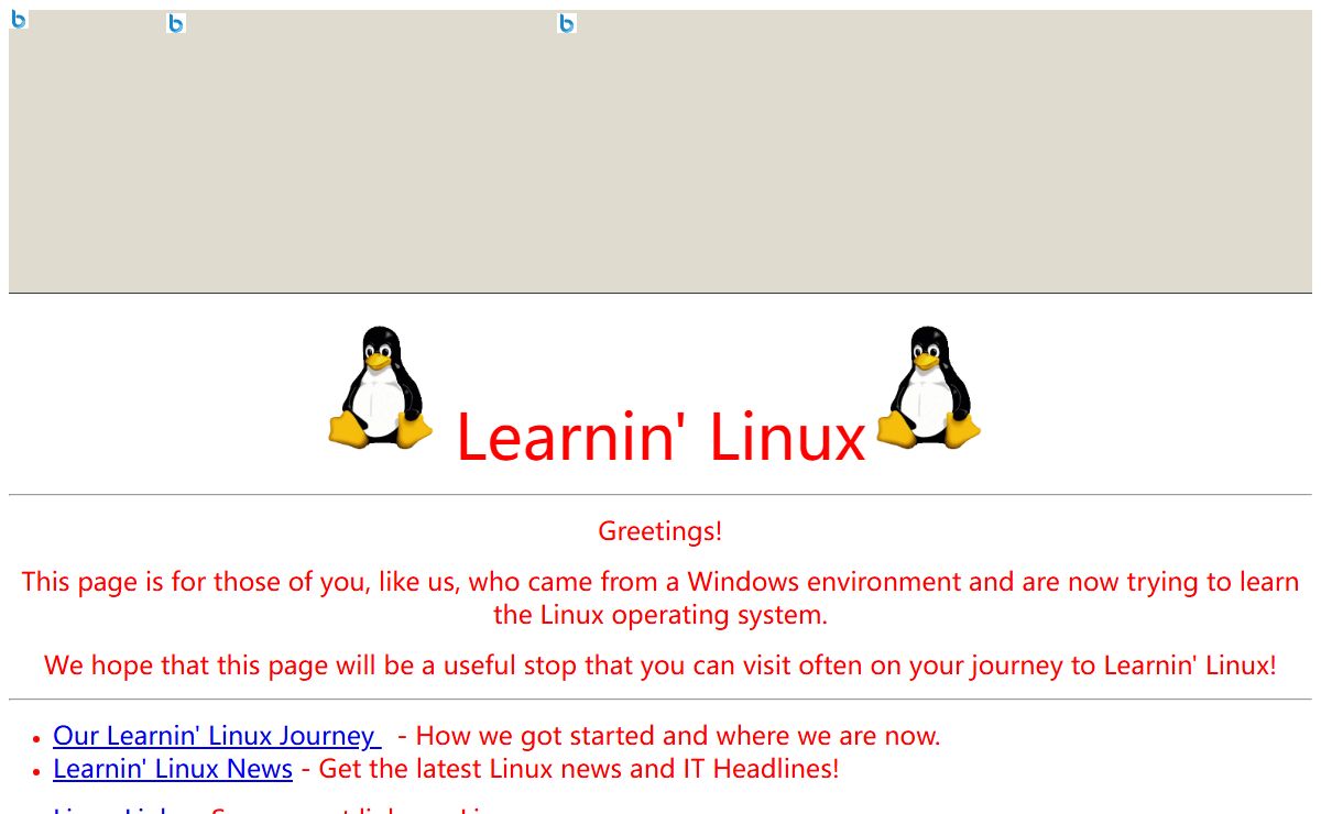 Learnin' Linux