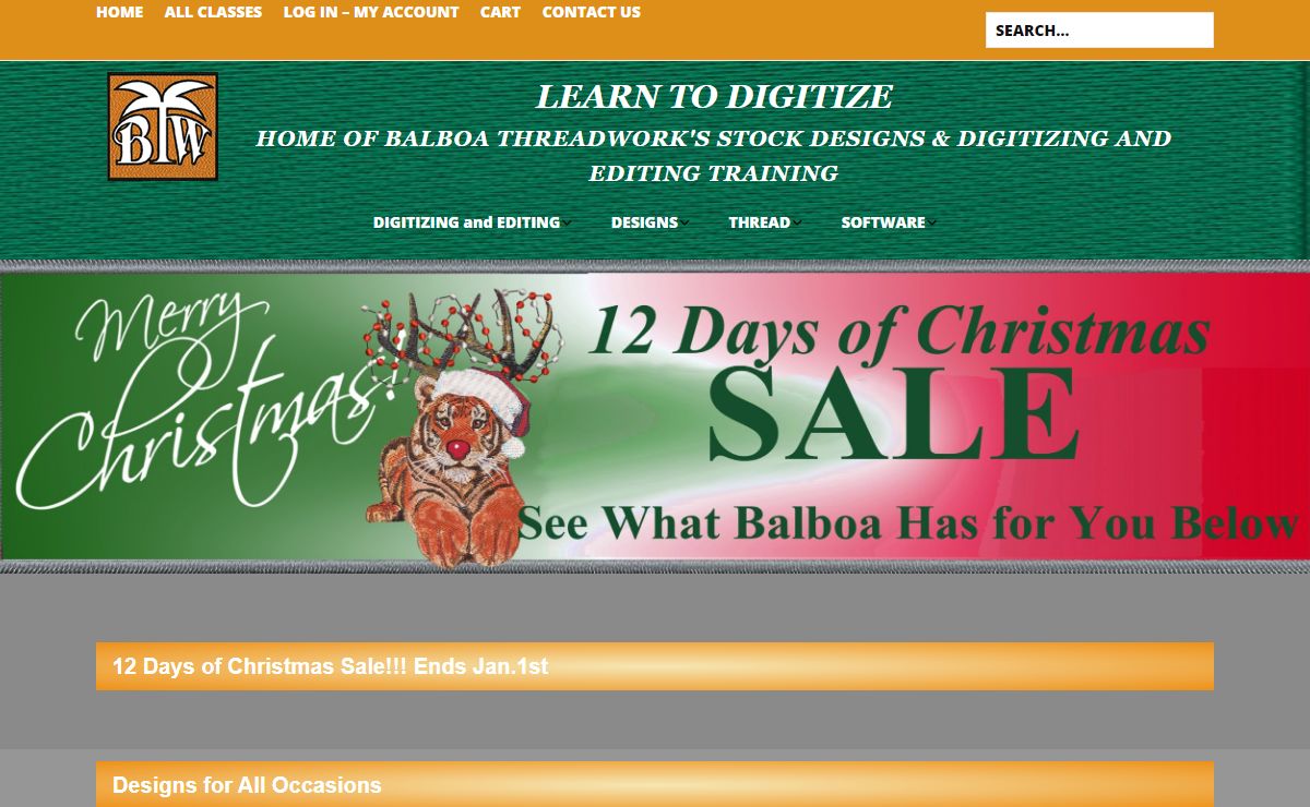 Balboa Threadworks - Online Digitizing Training - Embroidery Designs - Learn to Digitize