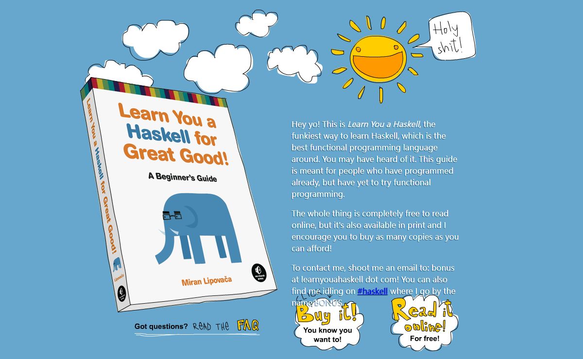 Learn You a Haskell for Great Good!