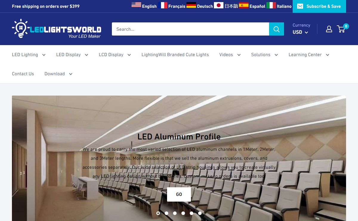 Offers a Range of LED Lighting, LED Display Screen & Digital Signage – LEDLightsWorld