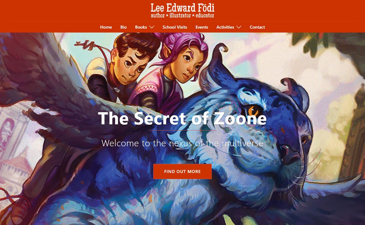 Lee Edward Födi, author, illustrator, educator