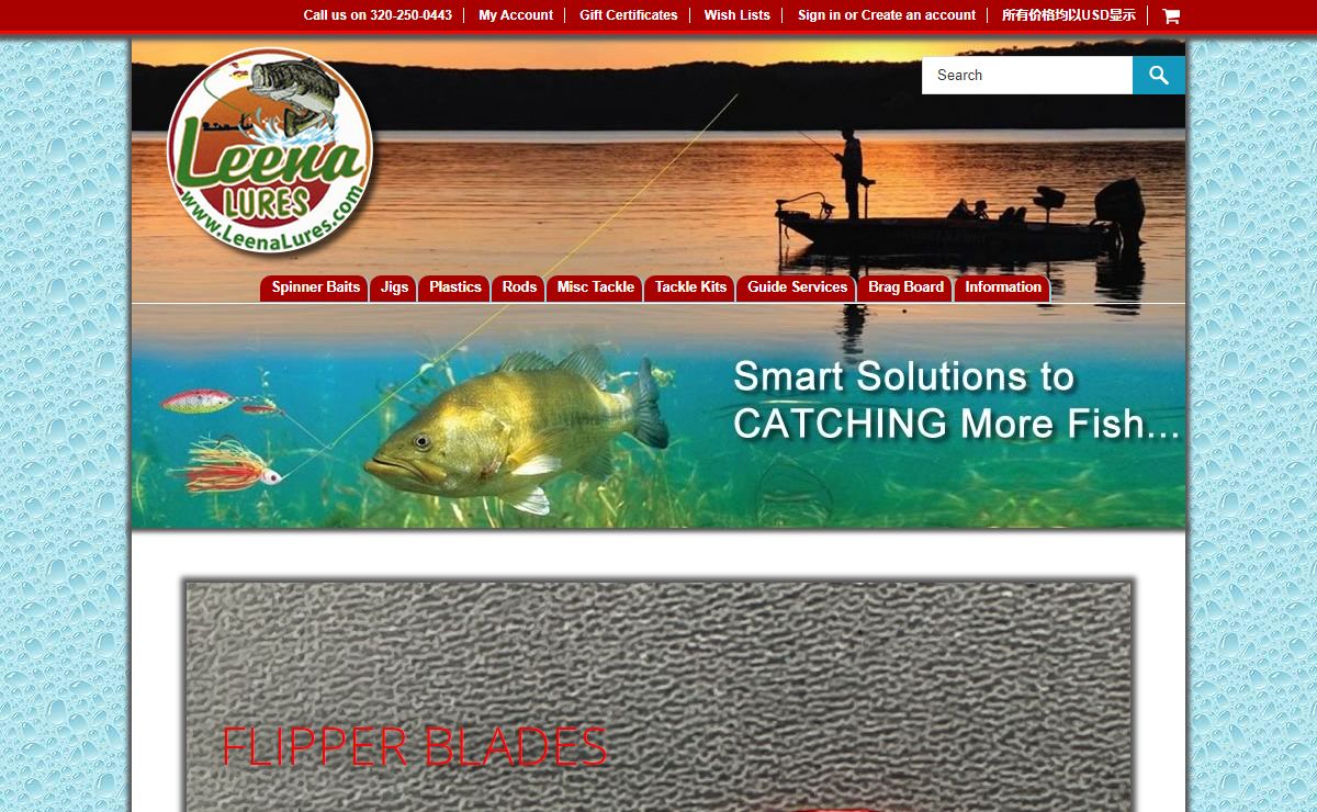 Leena Lures | Bass Fishing Lures and Spinner Baits
