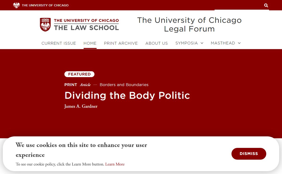 The University of Chicago Legal Forum