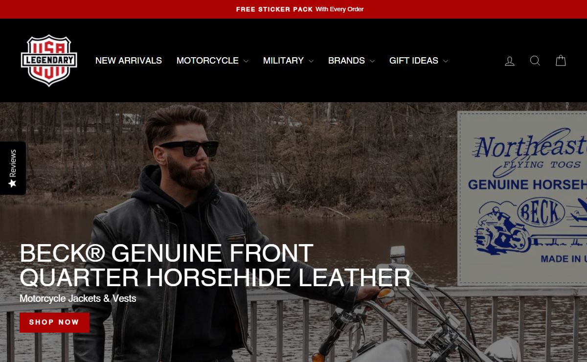 Legendary USA - Premium Made in USA Motorcycle Gear Military Jackets