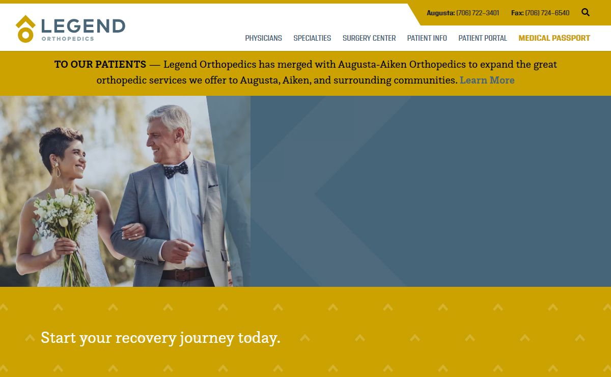 Legend Orthopedics – The premier orthopedic practice in Augusta, Georgia