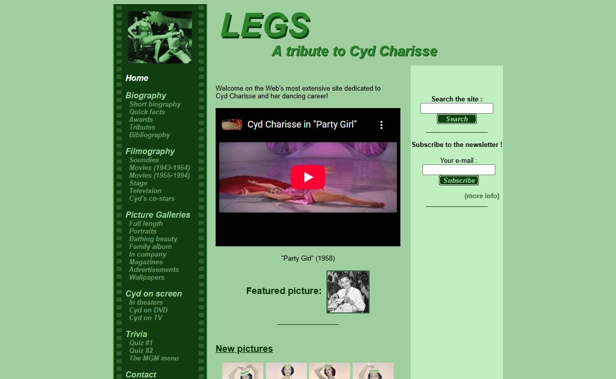Legs - A tribute to Cyd Charisse
